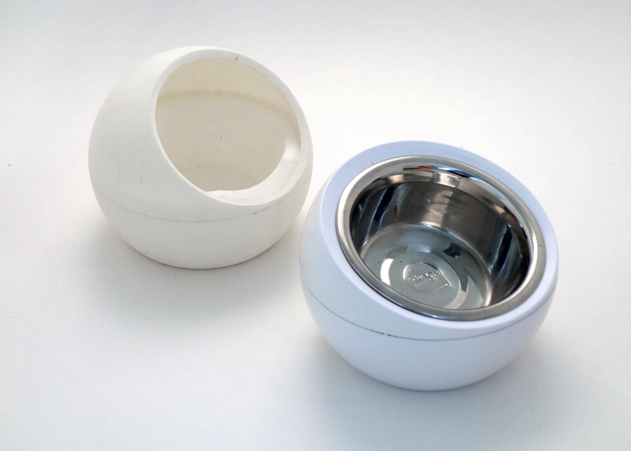 Hing dome bowl pet product design prototyping