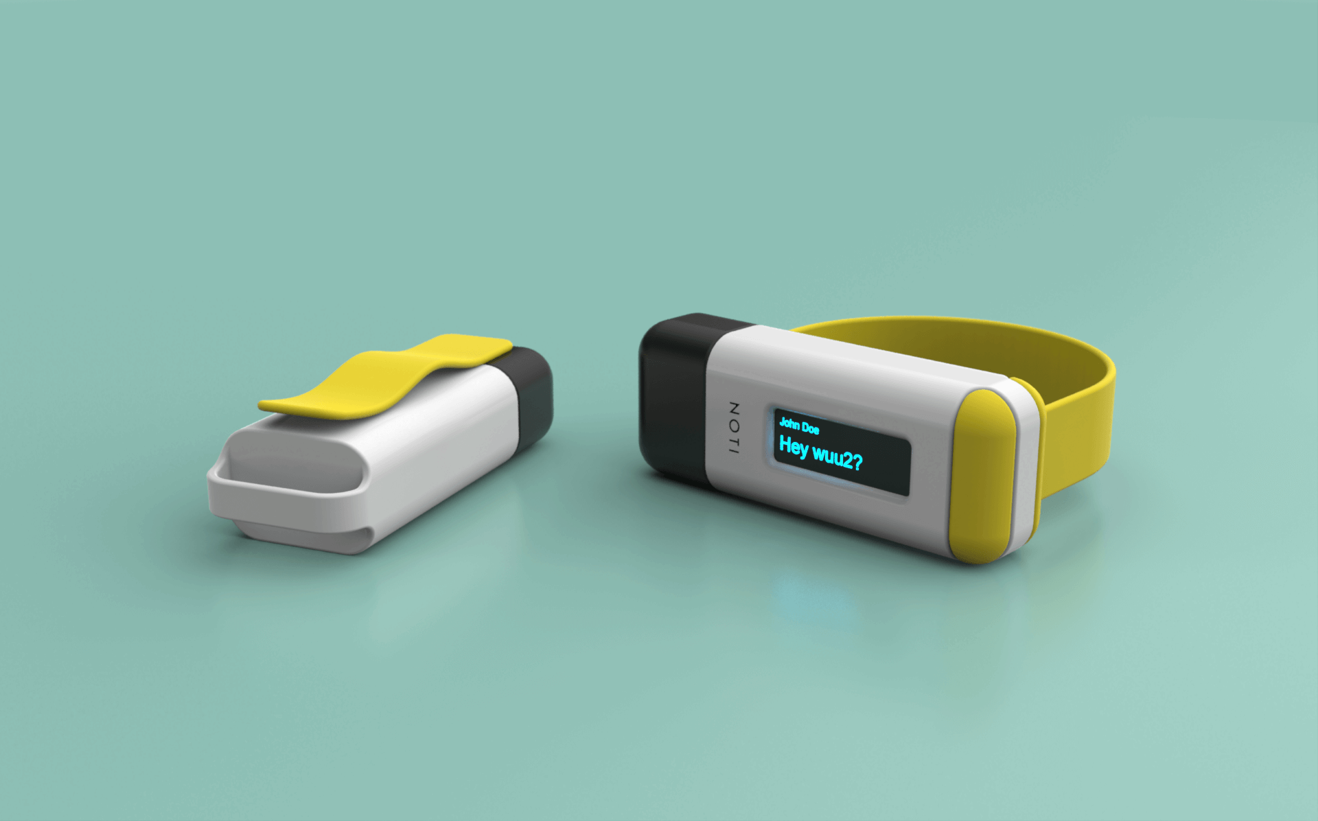 Noti product concept design with electronic design